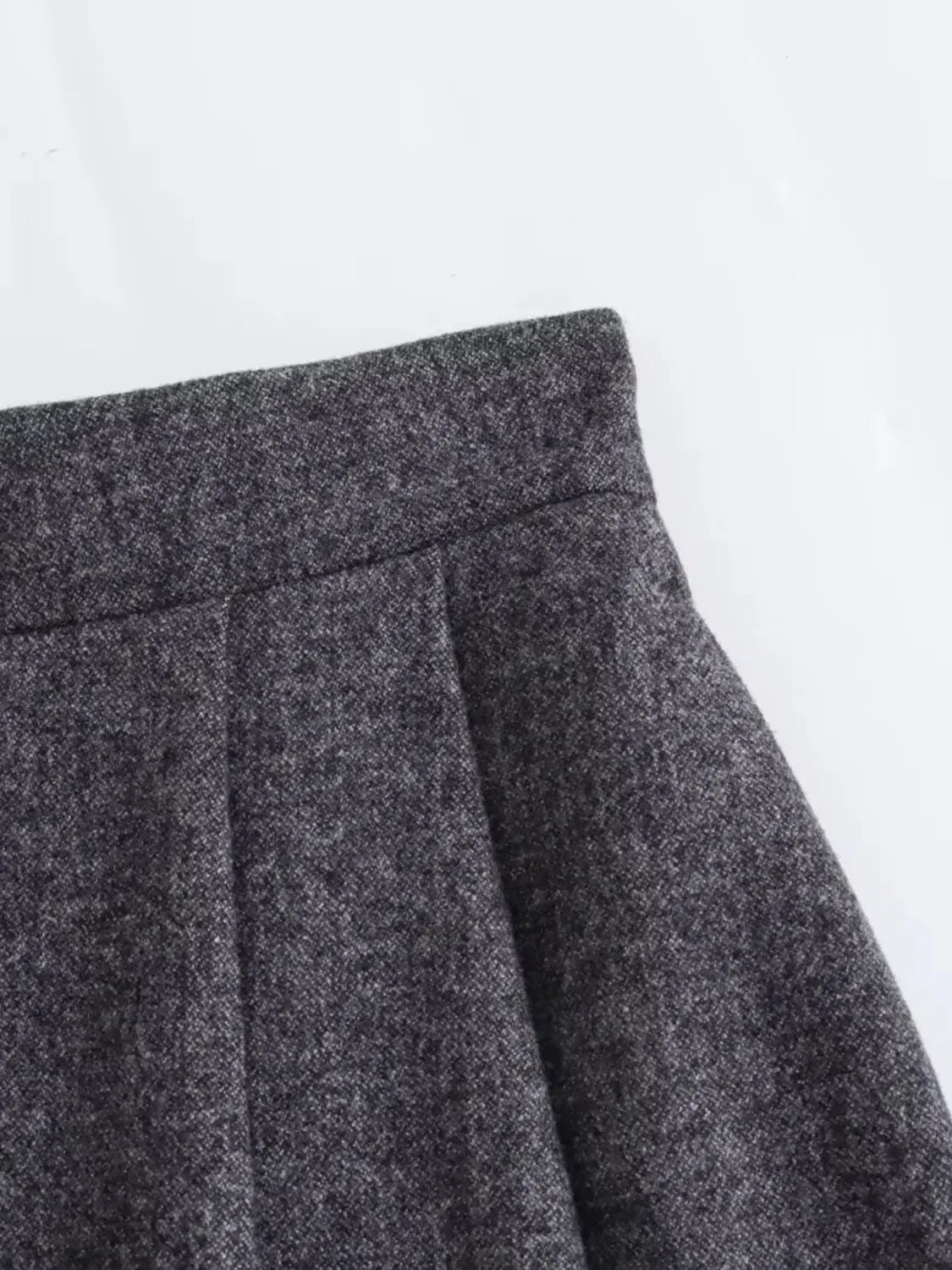 Conjunto Feminino de Blazer com Colarinho e Saia Midi em Lã Batida - Anastacia [FRETE FULL]