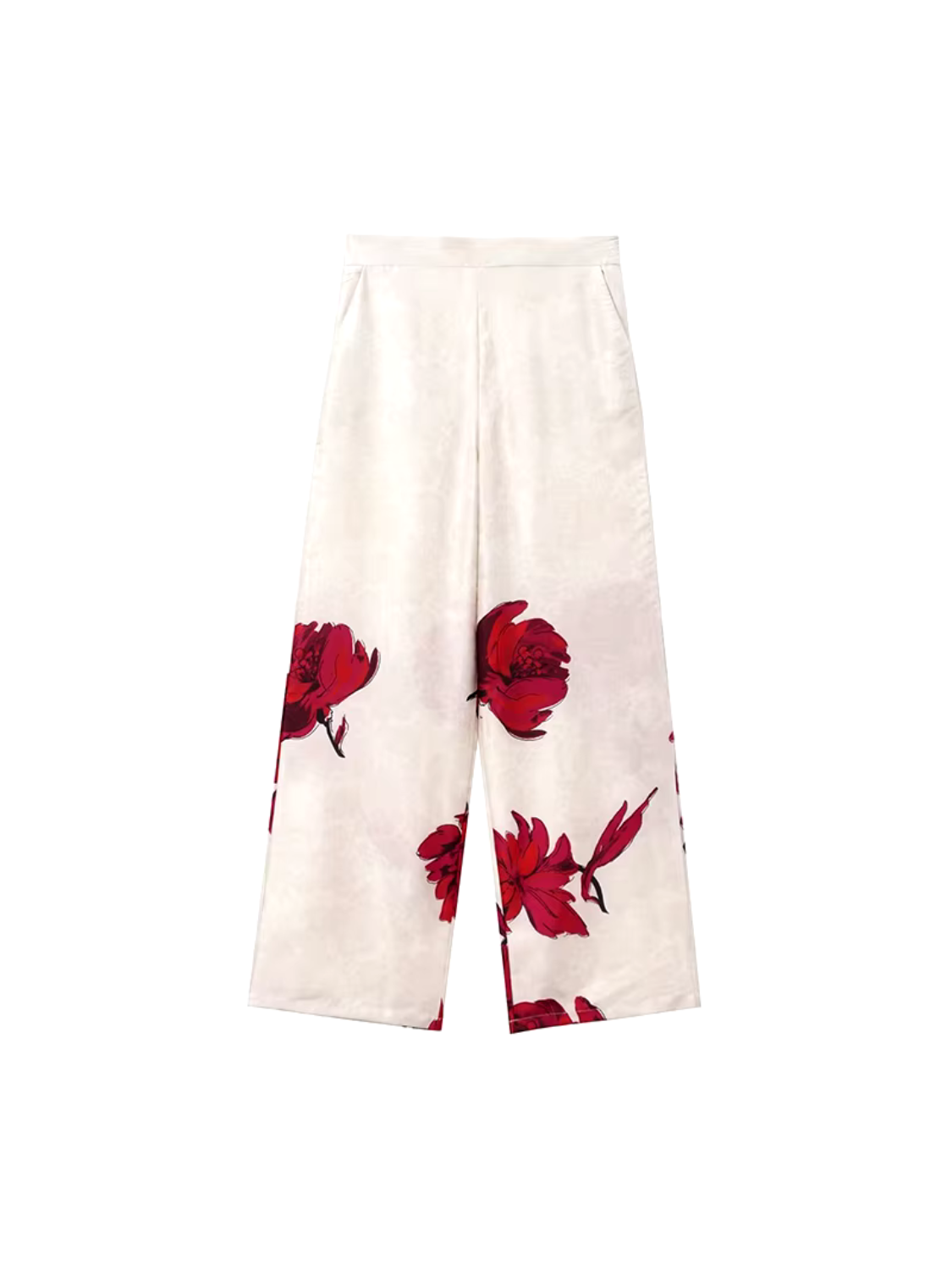 Conjunto Feminino Floral de Alfaiataria com Blazer de Botão e Calça Flare - Lia