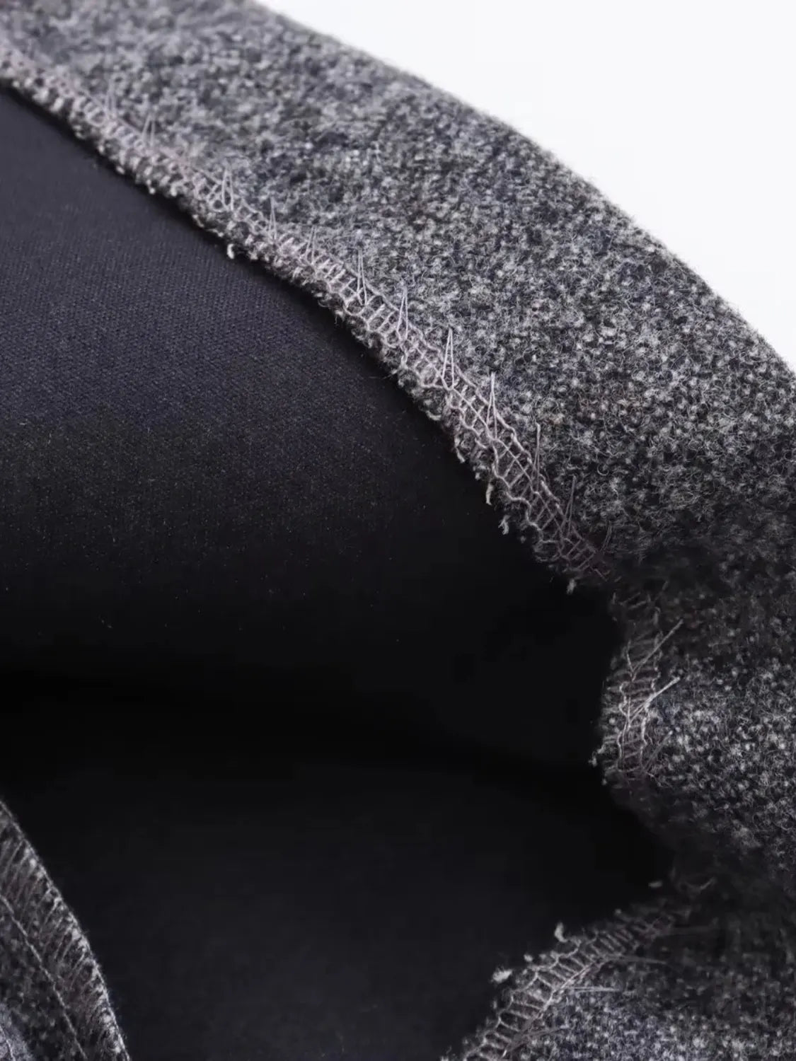 Conjunto Feminino de Blazer com Colarinho e Saia Midi em Lã Batida - Anastacia