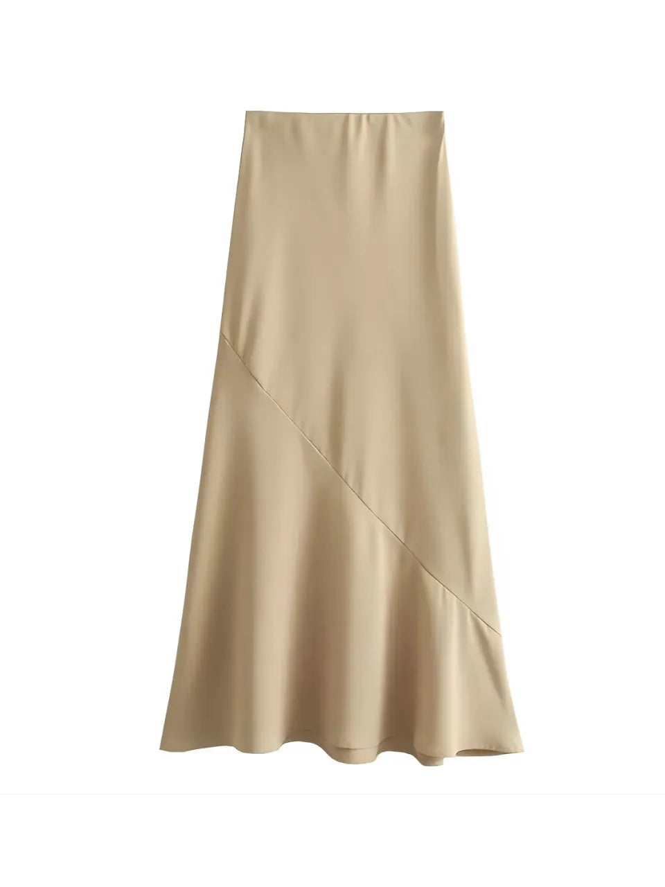 Conjunto Feminino Alfaiataria com Colete Abotoado e Saia Longa Fluida - Anabelle