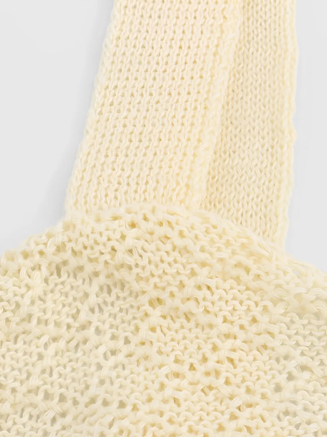 Vestido Feminino Longo de Tricô Vazado com Alças Finas - Helena