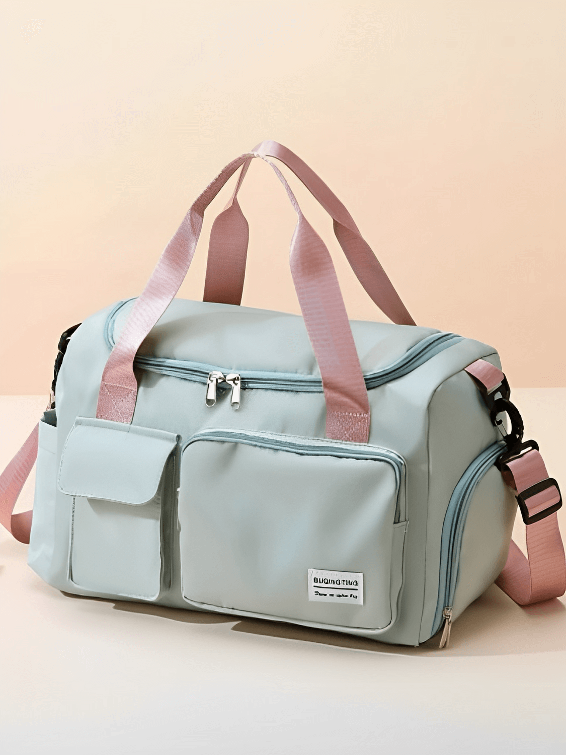 Bolsa Mala Feminina Grande Impermeável com Bolsos Multifuncionais – Kelly