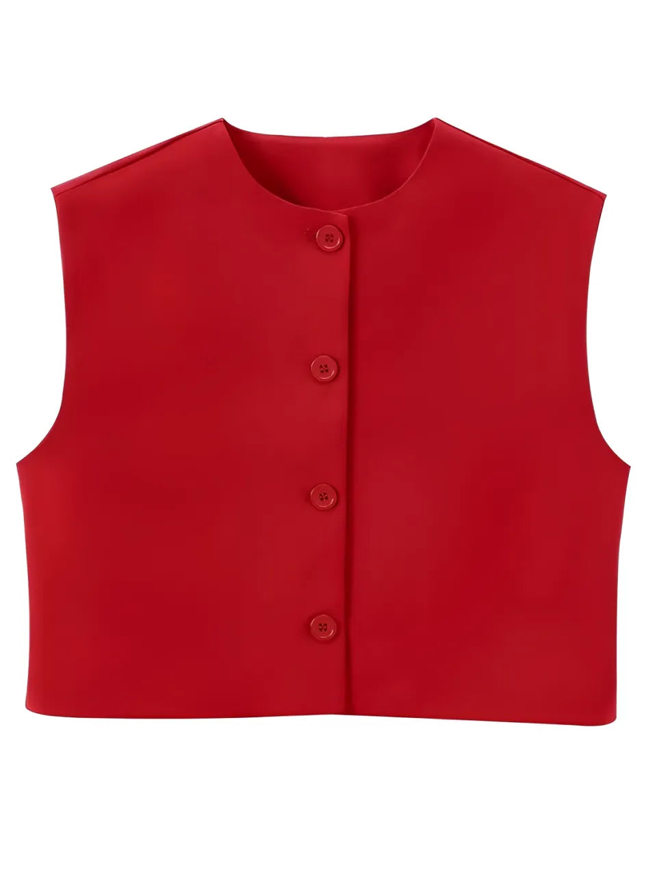 Blusa Feminina Manga Curta com Botões Frontais - Bersan