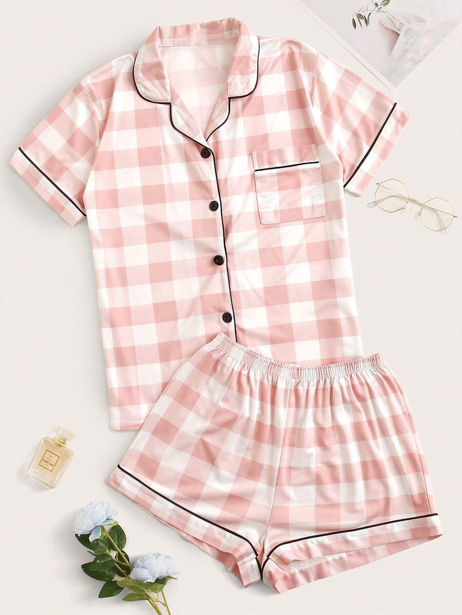 Conjunto Pijama Xadrez