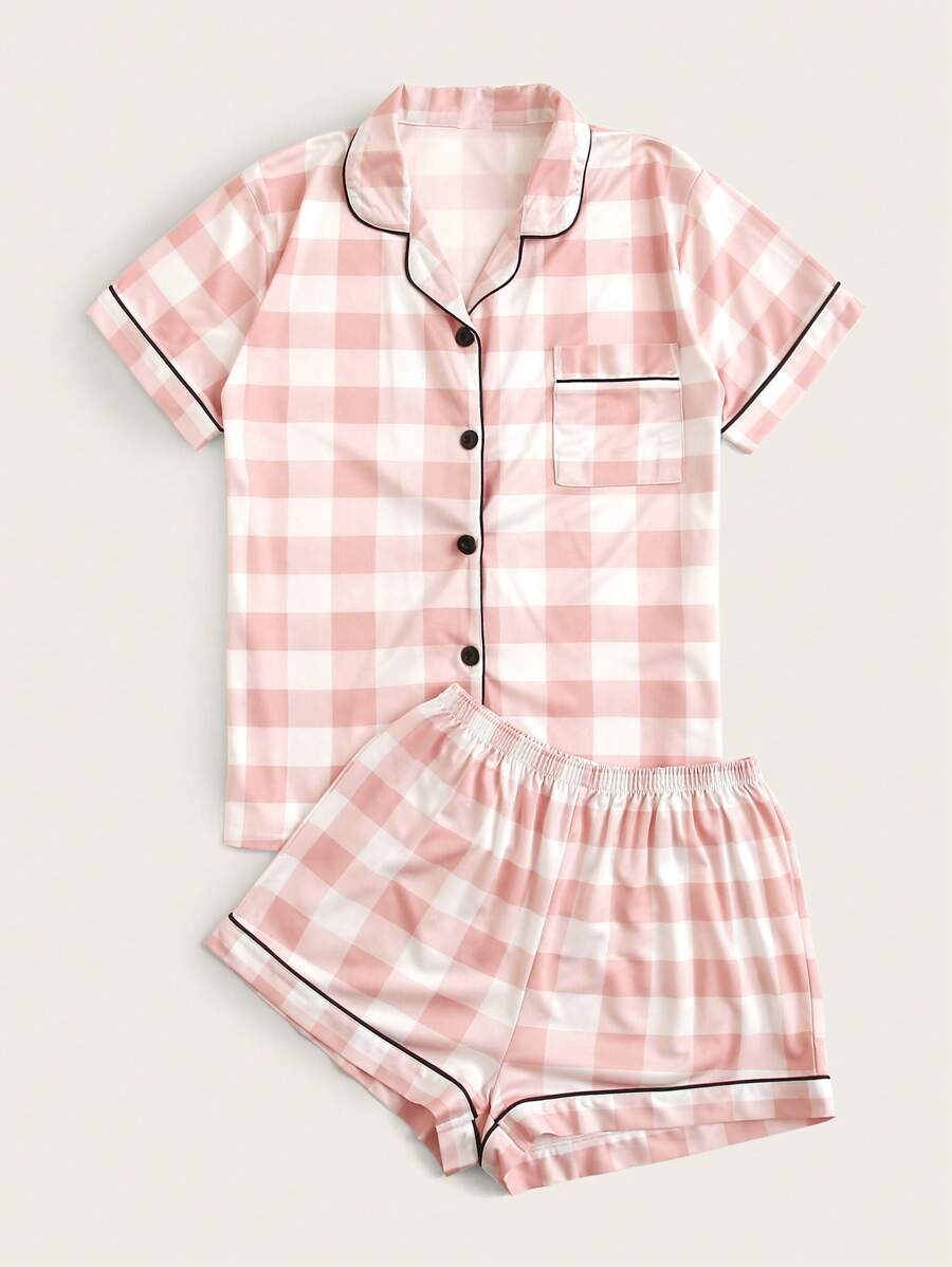 Conjunto Pijama Xadrez