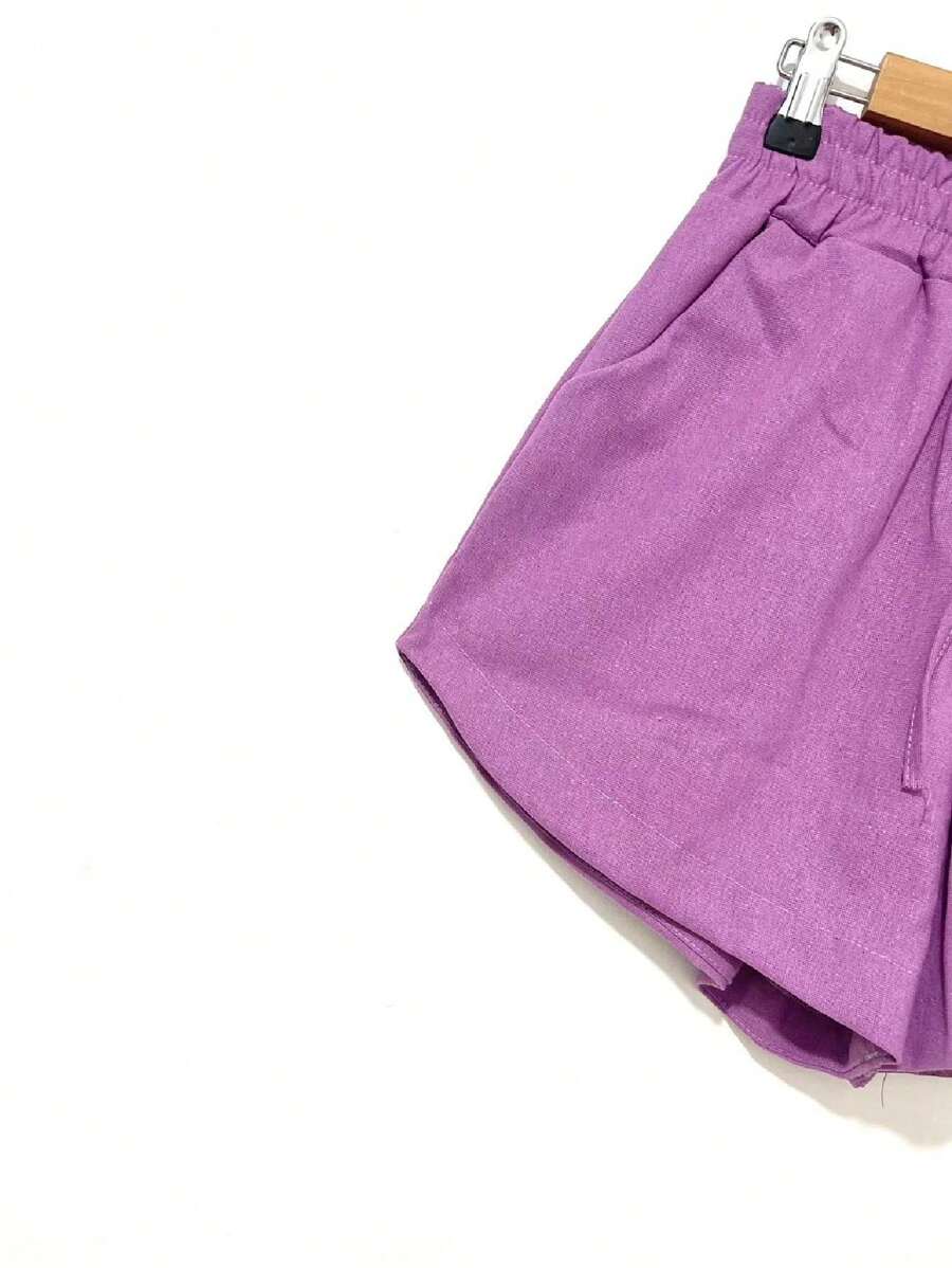Short Linho Com Bolso