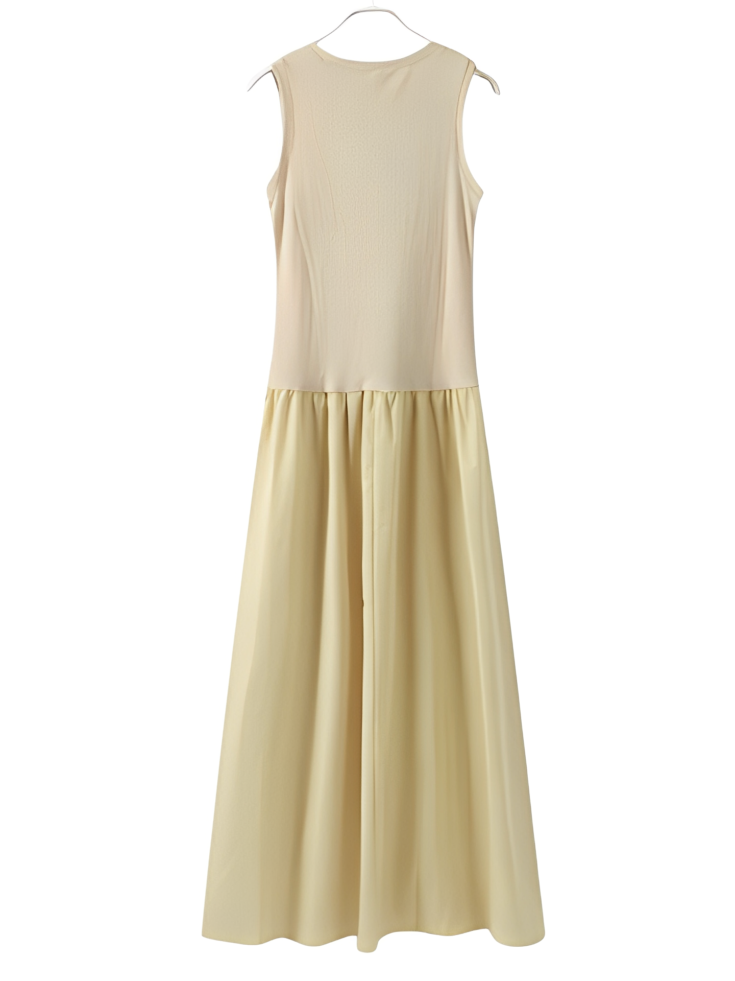 Vestido Feminino Longo Tecido Canelado com Modelagem Evasê Plissado - Maia