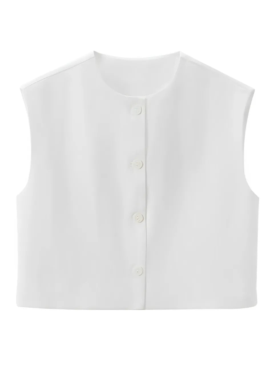 Blusa Feminina Manga Curta com Botões Frontais - Bersan