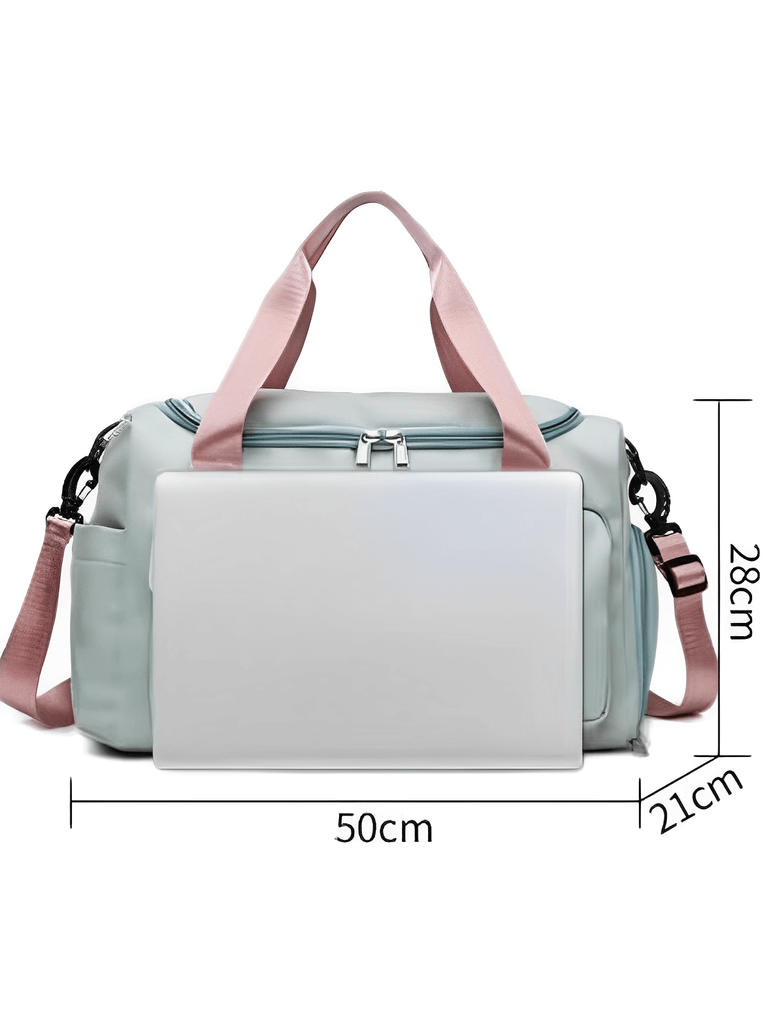 Bolsa Mala Feminina Grande Impermeável com Bolsos Multifuncionais – Kelly
