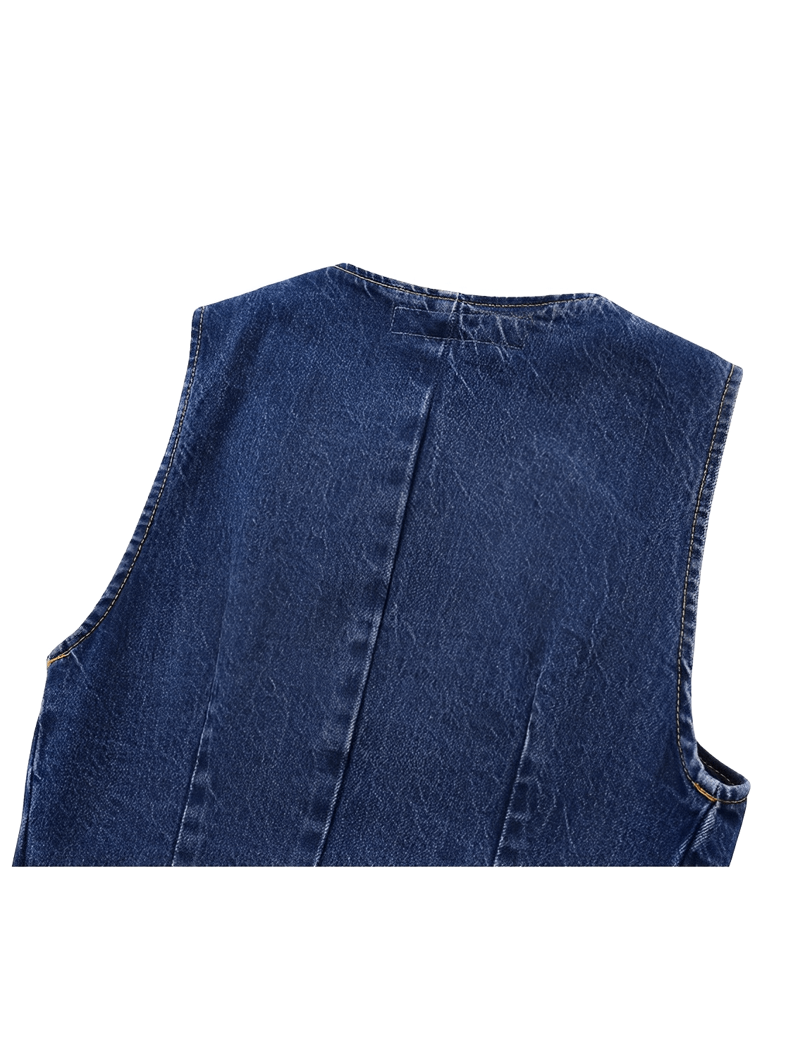Colete Feminino Jeans Ajustado com Fechamento Assimétrico em Botões – Rose