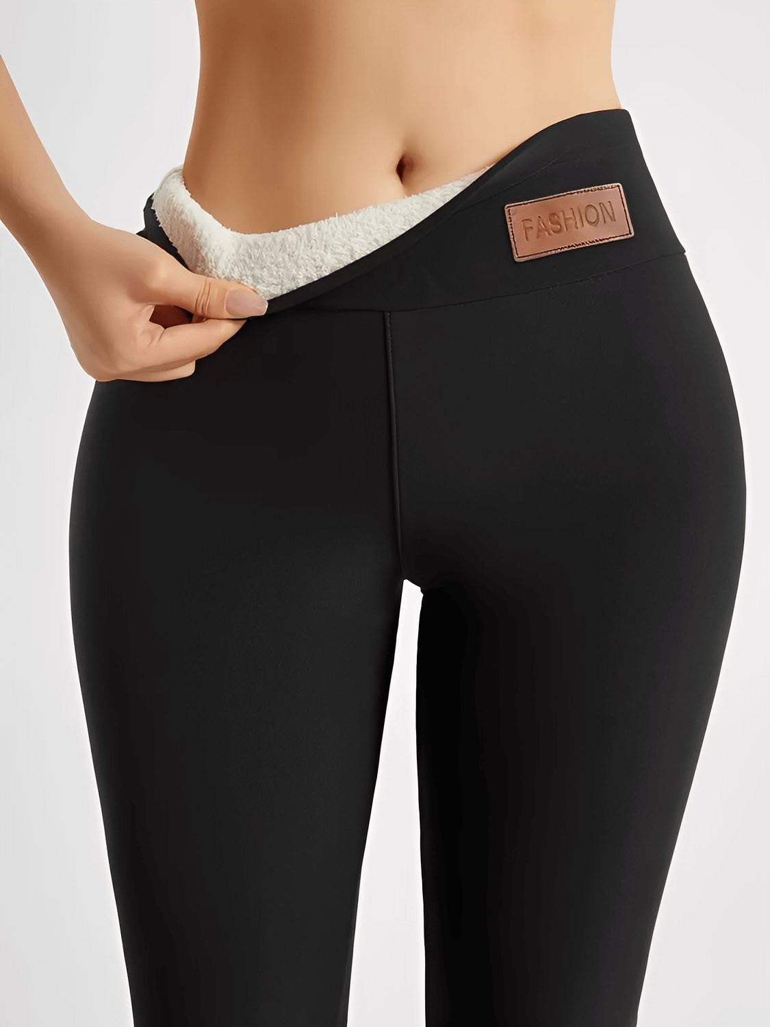 Calça Feminina Legging Térmica com Forro Peluciado e Efeito Levanta Bumbum – Mayana