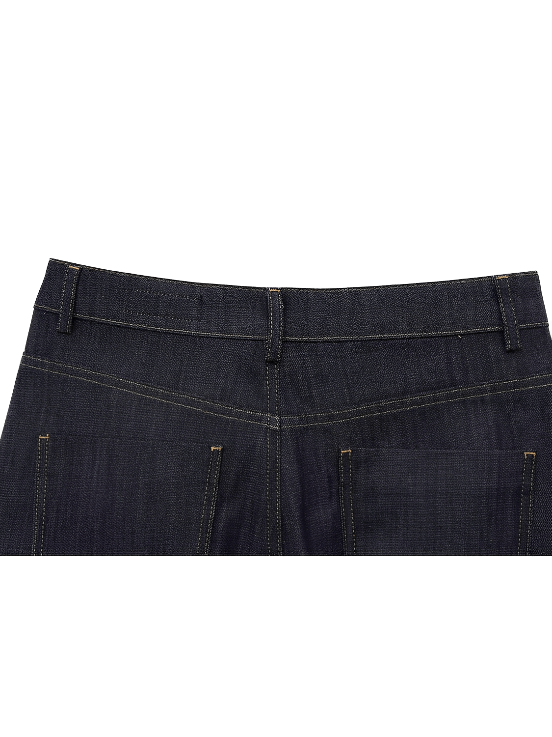 Conjunto Feminino de 3 Peças Jeans com Blazer Acinturado Corset Peplum e Calça Wide Leg Cintura Alta - Kendall