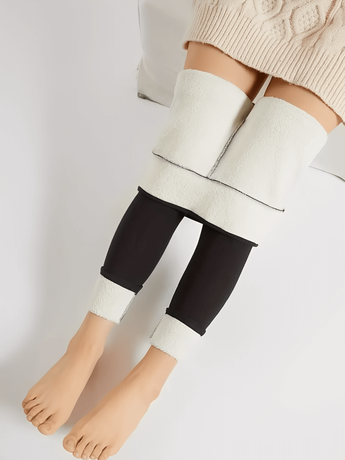Calça Feminina Legging Térmica com Forro Peluciado e Efeito Levanta Bumbum – Mayana