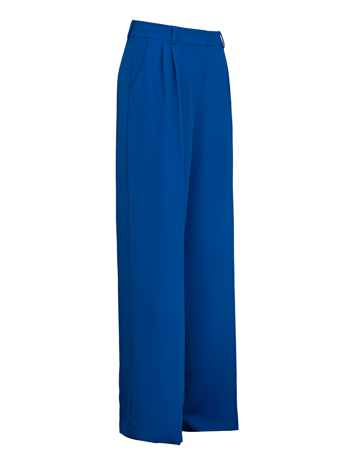 Calça Feminina Wide Leg em Alfaiataria com Cintura Alta e Bolsos – Madison