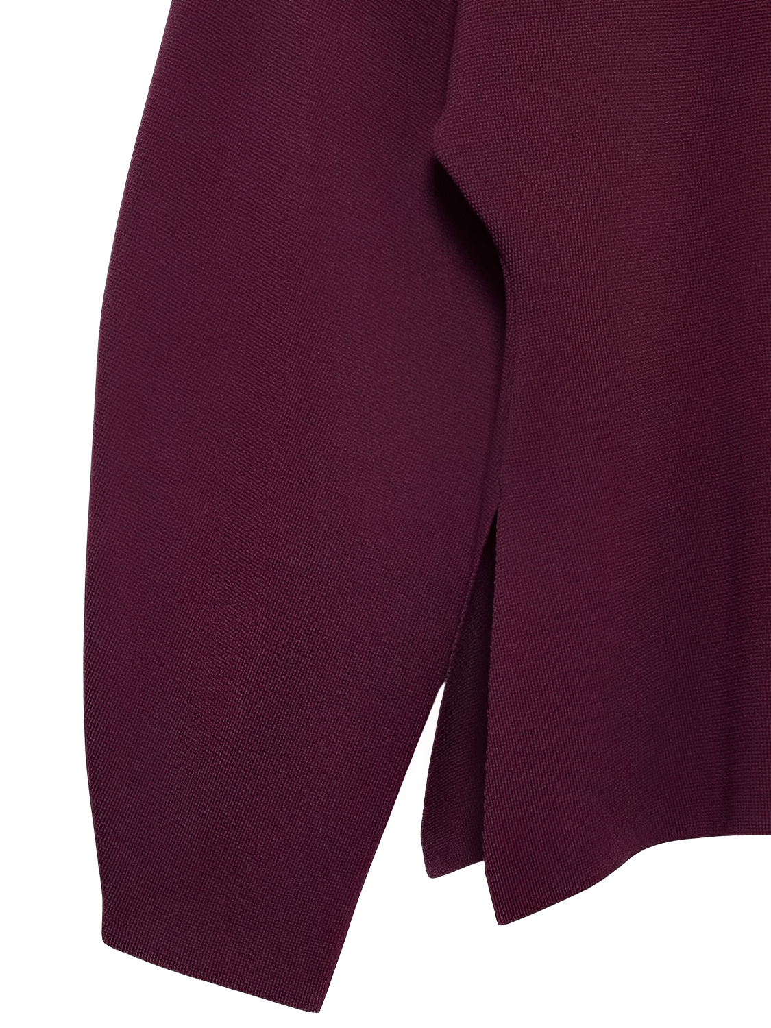 Conjunto Feminino de Tricô com Suéter Gola V e Saia Reta com Cintura Elástica - Viviene