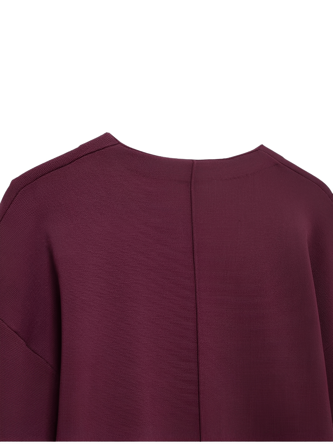 Conjunto Feminino de Tricô com Suéter Gola V e Saia Reta com Cintura Elástica - Viviene