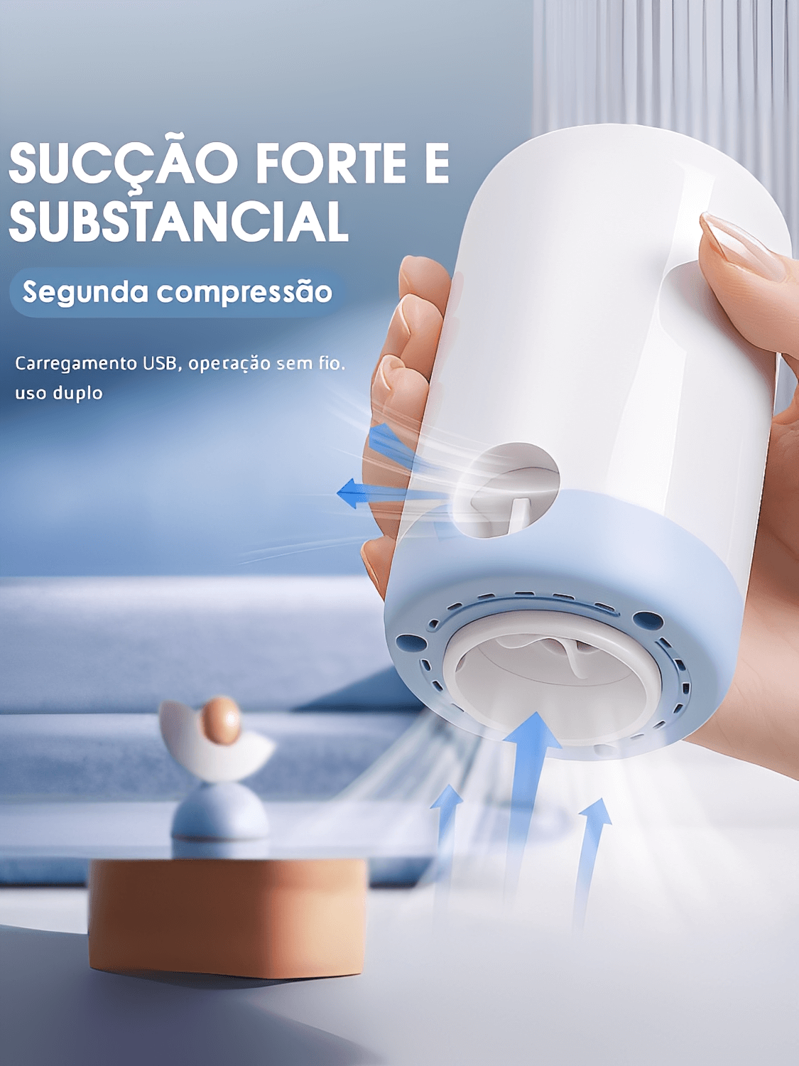 Mochila Multifuncional para Viagem com Compartimentos Internos e Externos e Compressor à Vácuo – Tati