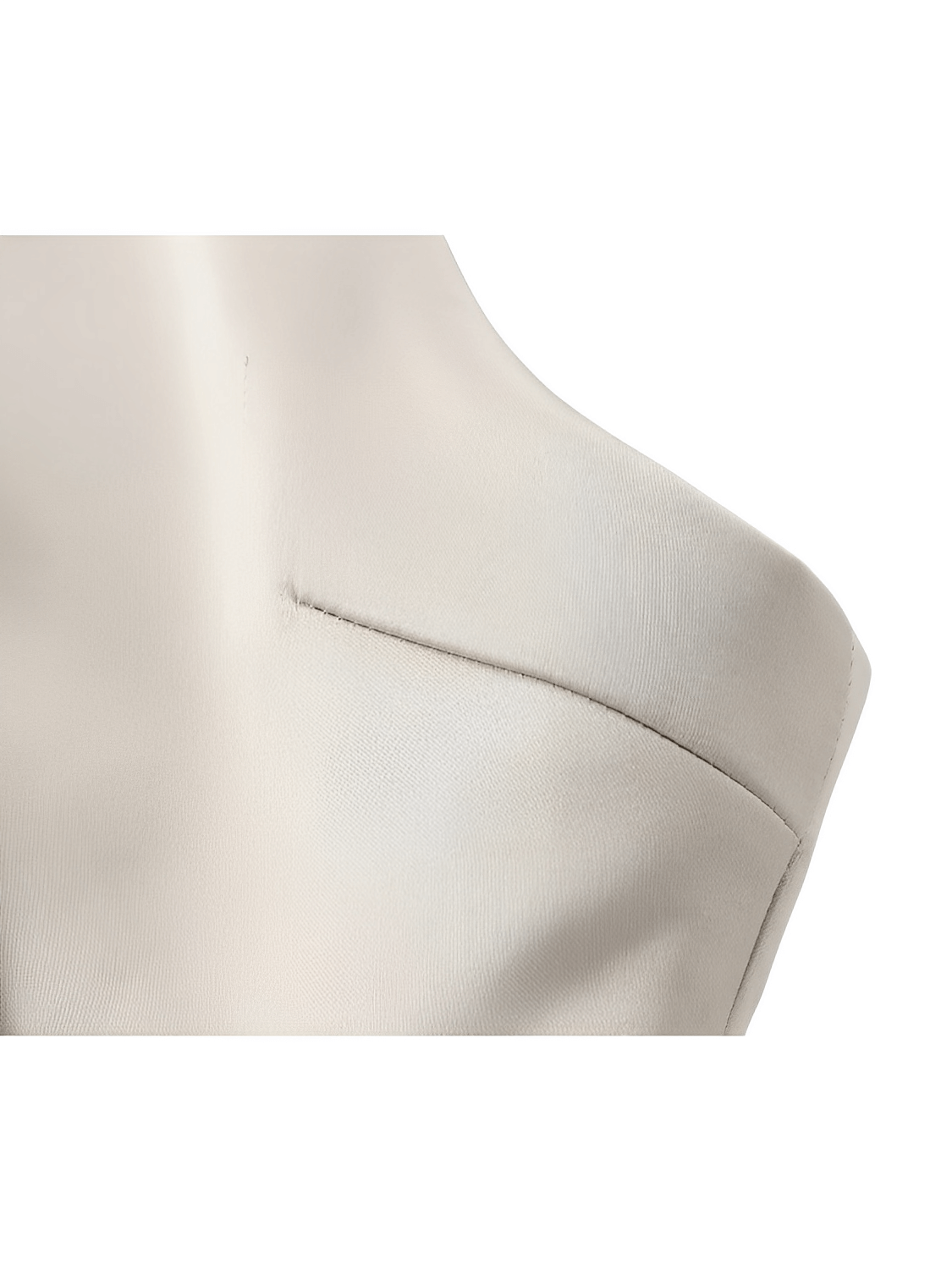 Blusa Feminina Acetinada com Decote Transpassado Corte Geométrico Lateral e Laço Frontal - Clara
