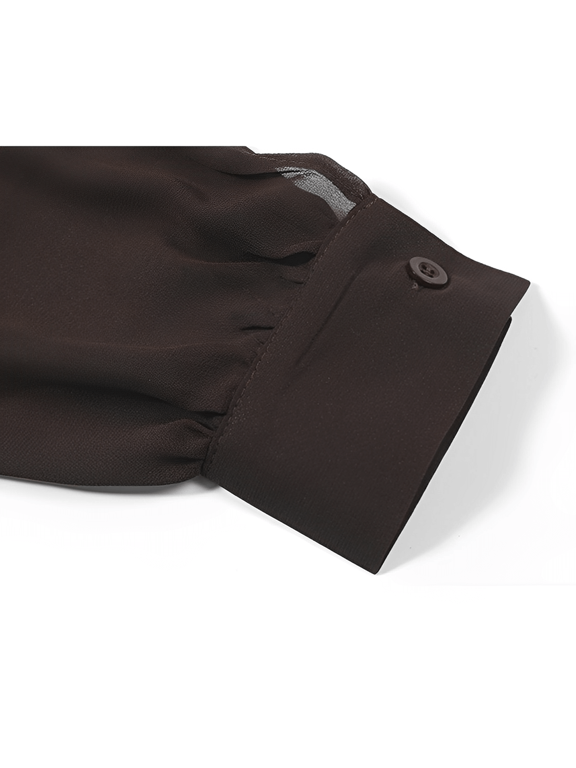 Camisa Feminina em Chiffon com Gola Laço e Punhos com Fechamento em Botão - Evangeline