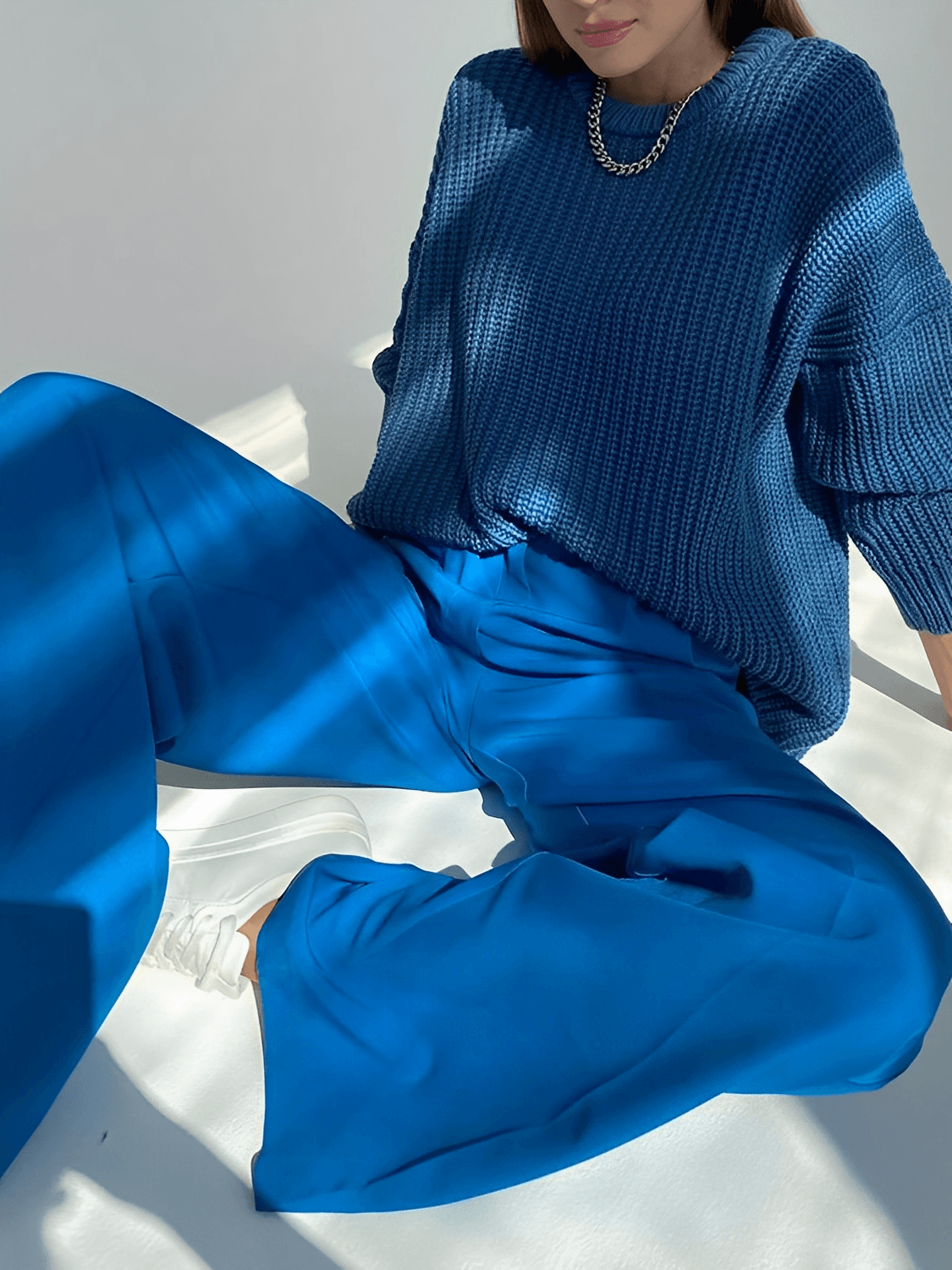 Calça Feminina Wide Leg em Alfaiataria com Cintura Alta e Bolsos – Madison