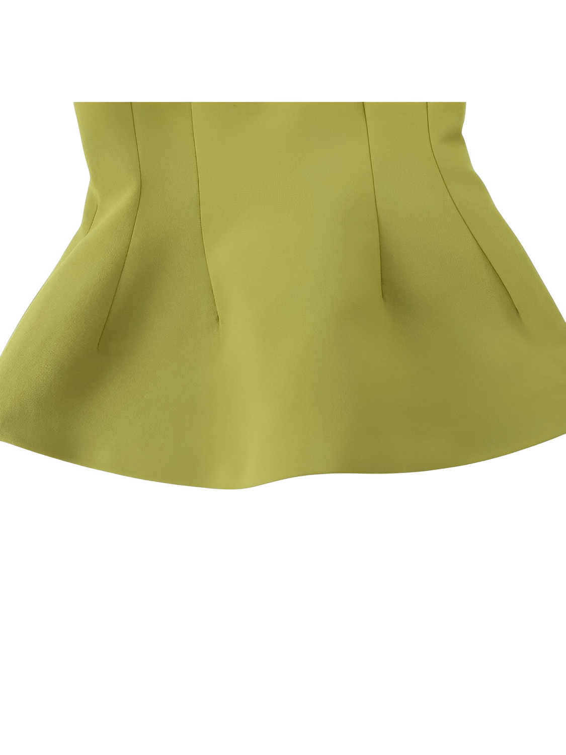 Blusa Feminina Peplum com Decote V e Ajuste Acinturado e Zíper nas Costas  – Marisa