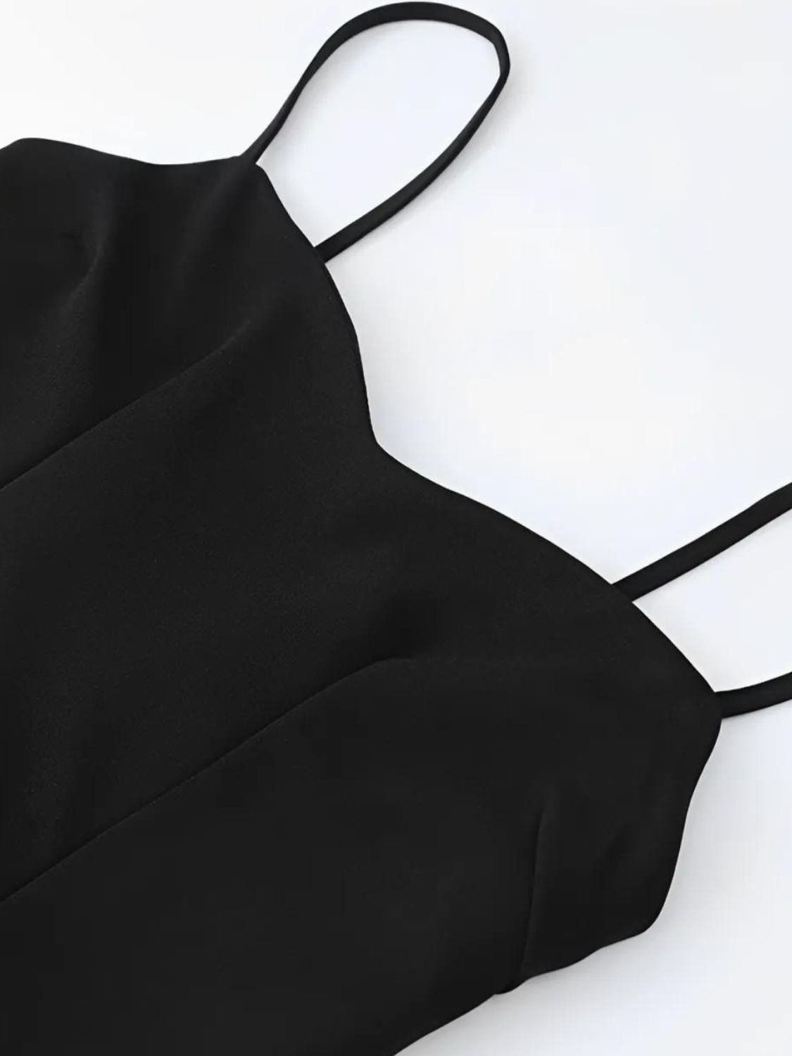 Vestido Feminino Longo Decote Coração Alças Finas Corpete Ajustado - Celine