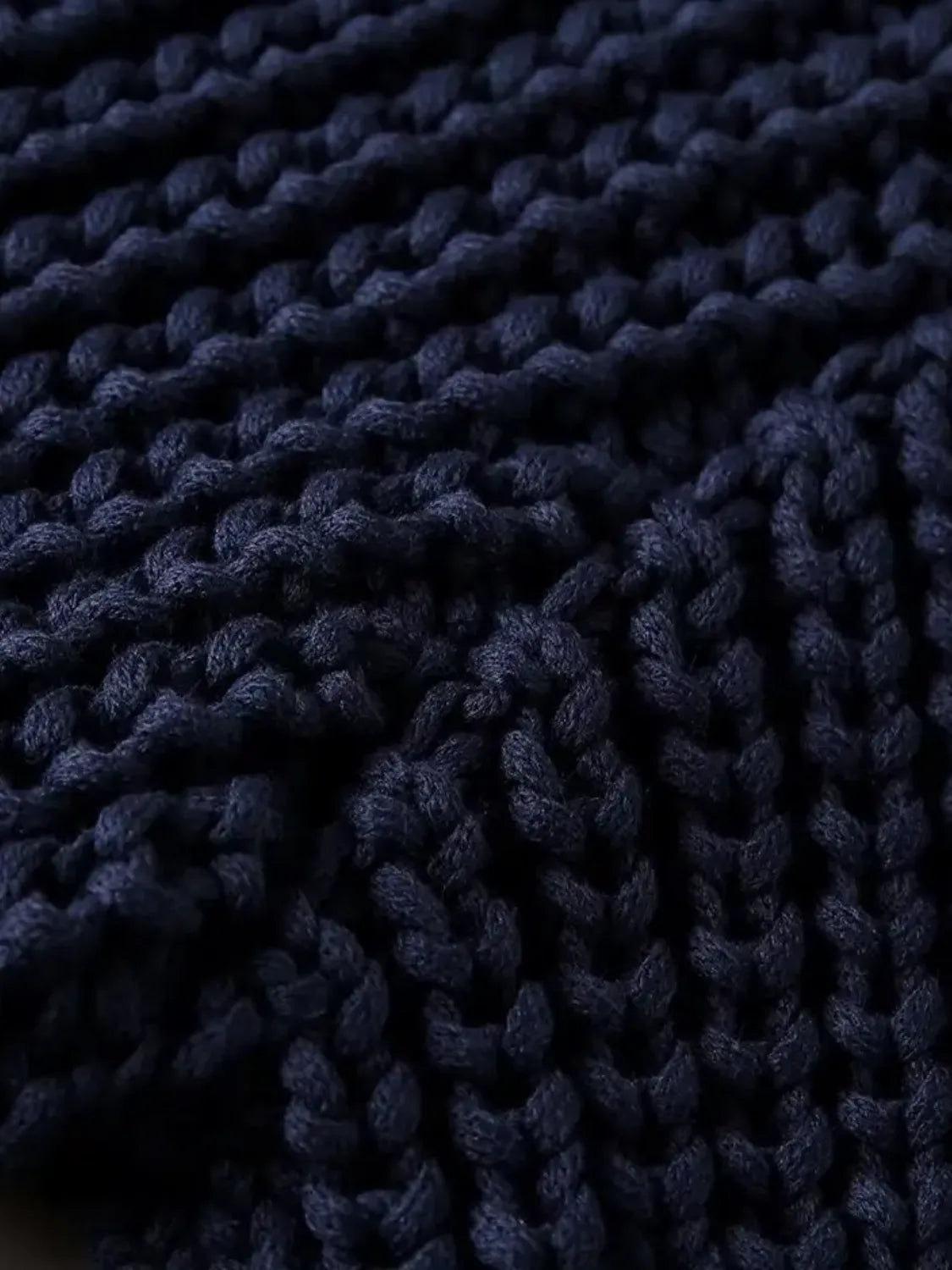 Cardigan Feminino de Tricô Ponto Grosso com Botões e Bolsos - Seraphine